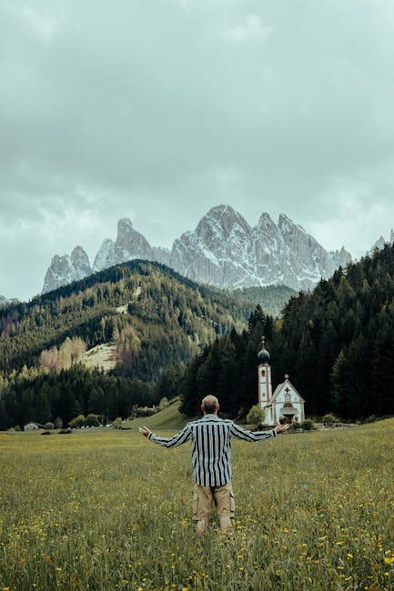 Santa Magdalena church Val di Funes