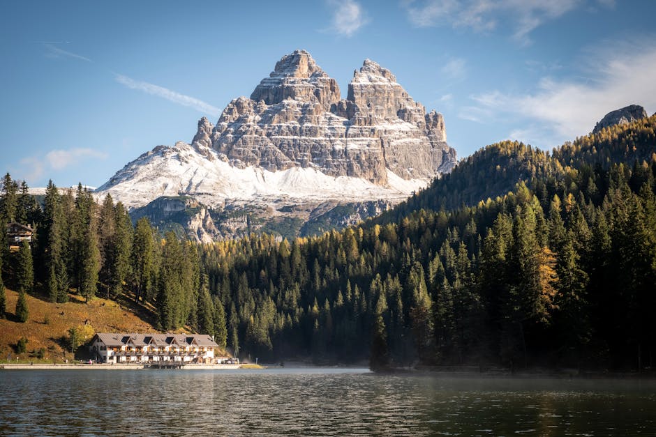 Tre Cime di Lavaredo viewpoint morning