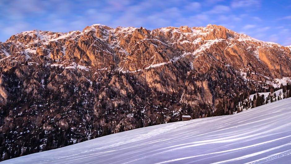 Dolomites mountain family spa resort view sunrise
