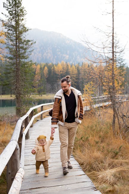 Misurina lake family boardwalk
